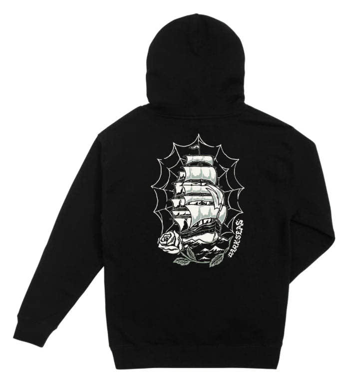 Dark Seas 'Departed' Hoodie - Black