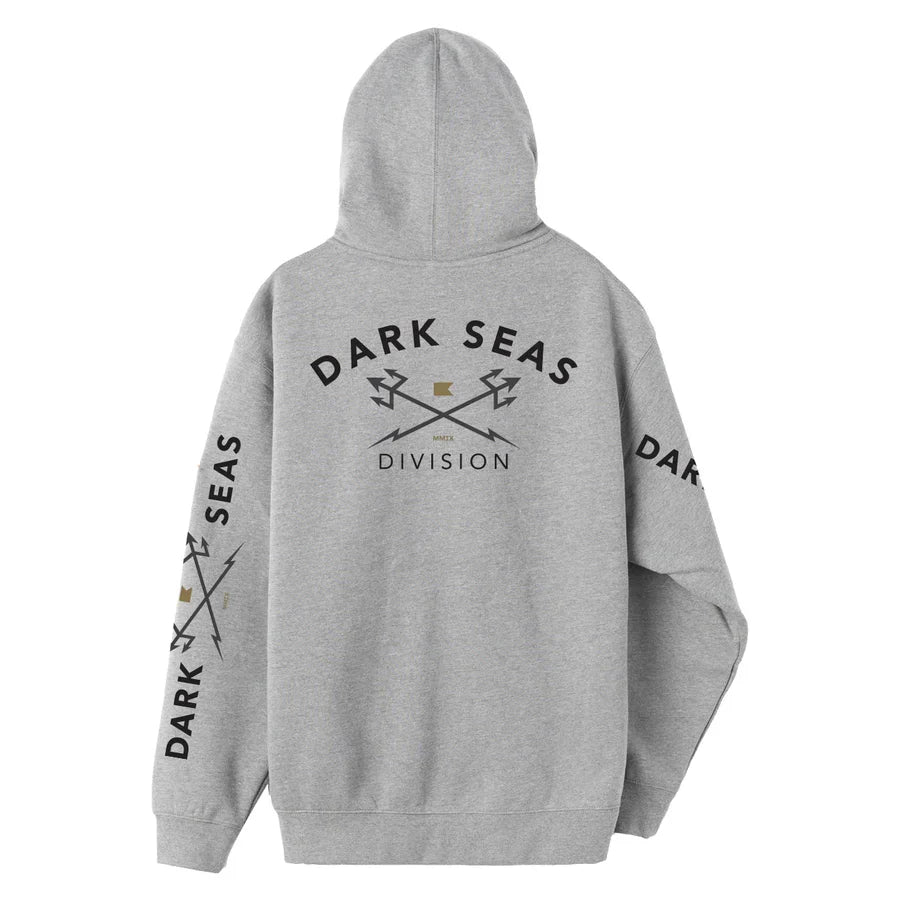 Dark Seas 'Headmaster' Hoodie - Heather Grey