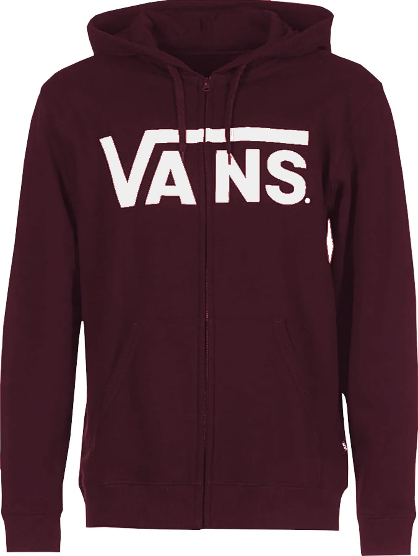 Vans 'Classic' Zip-Up Hoodie - Burgundy
