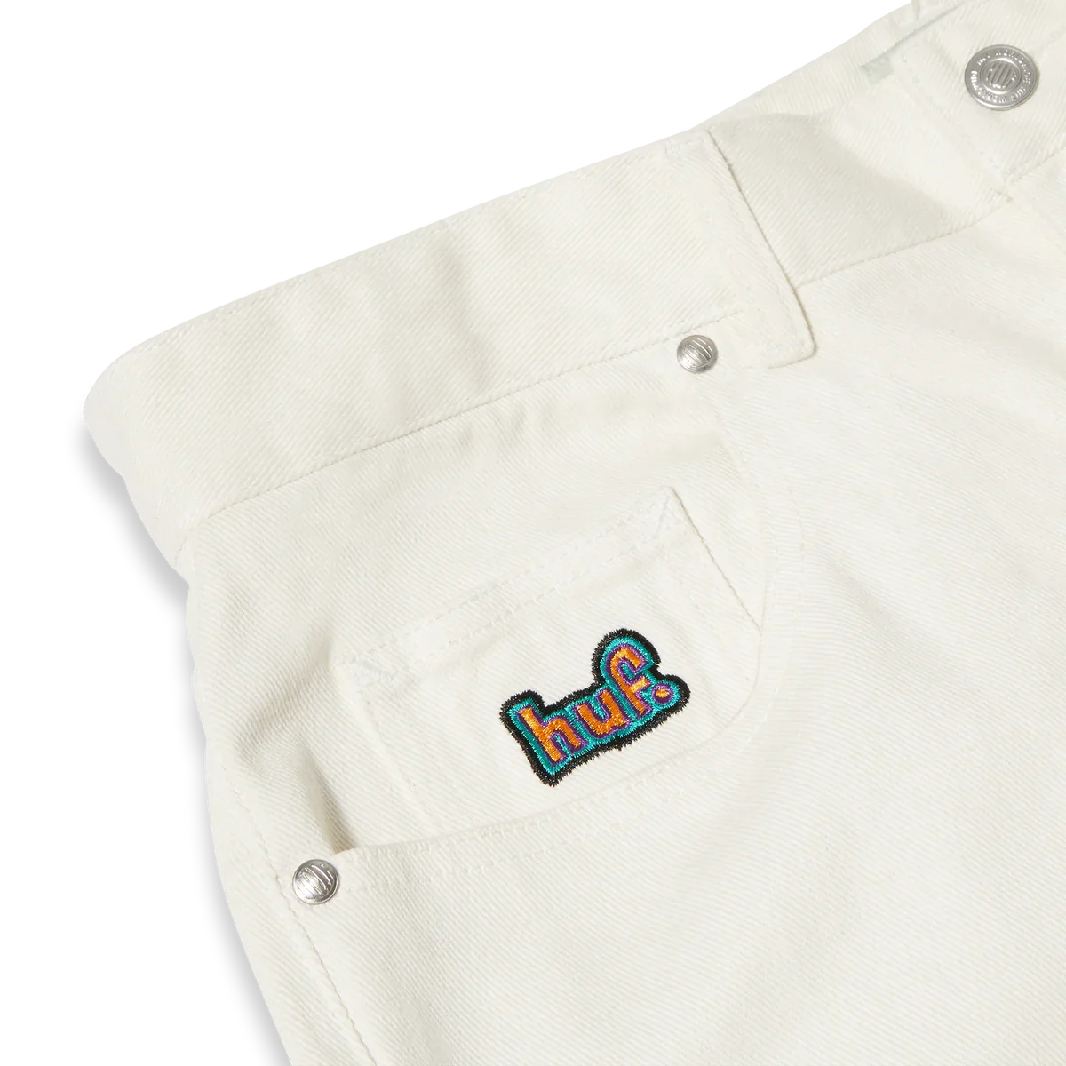 HUF 'Cromer Signature' Baggy Jeans - Bone