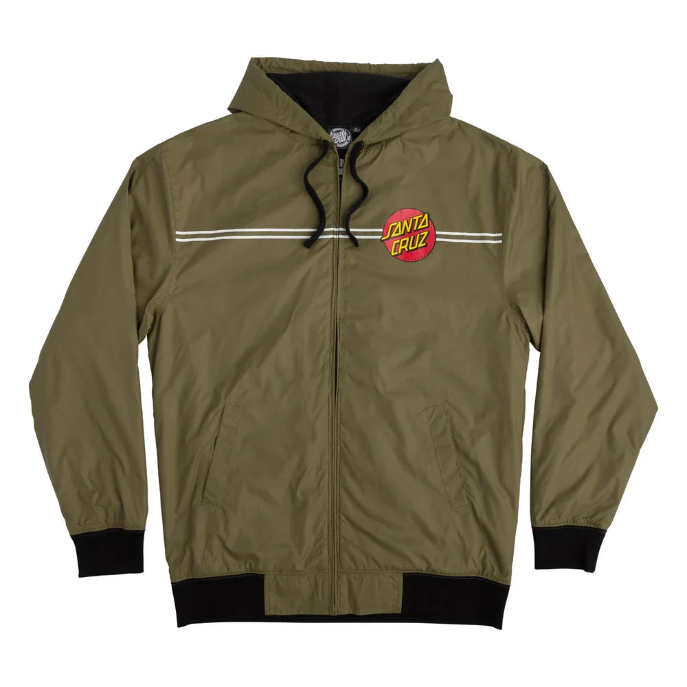 Santa Cruz 'Dot' Windbreaker - Olive
