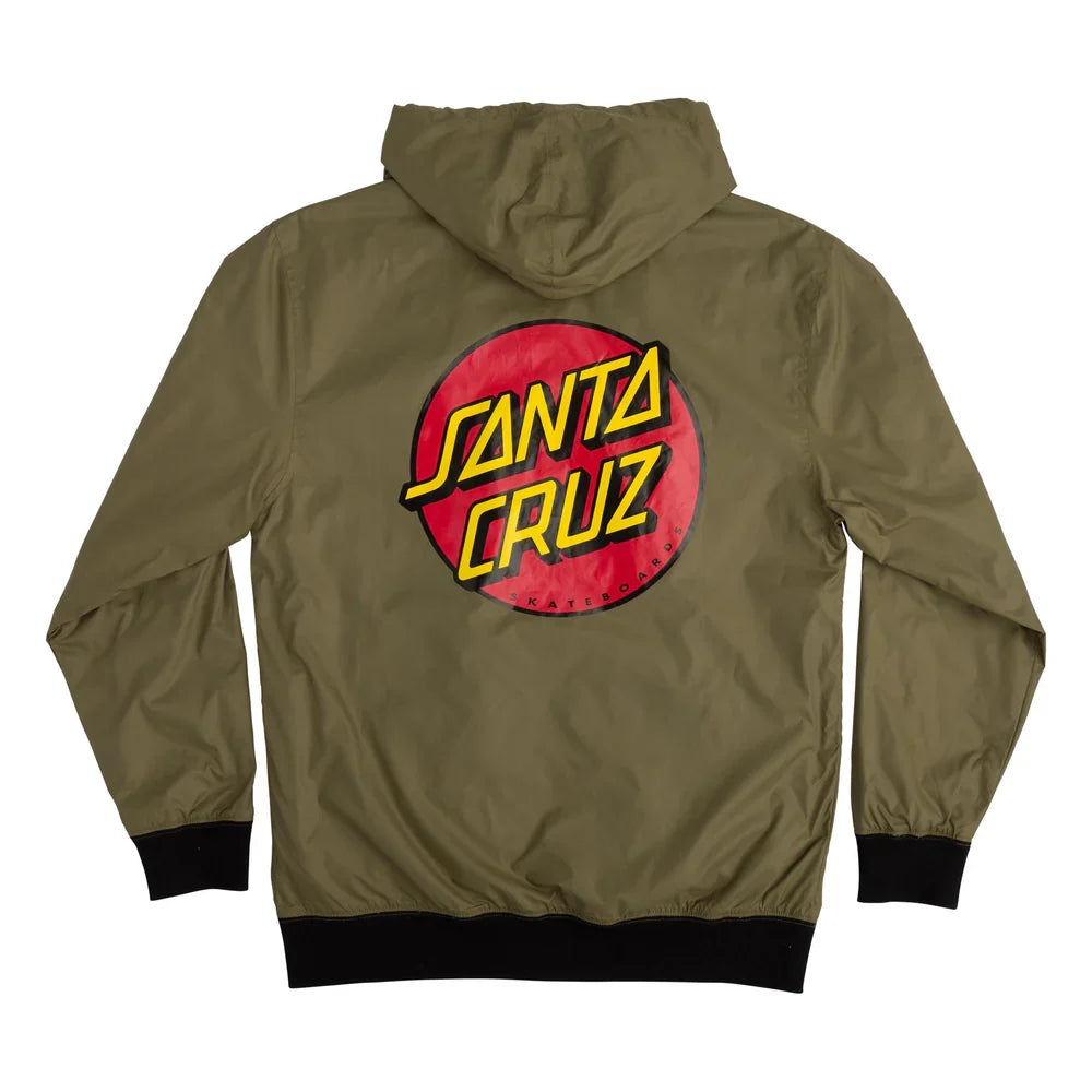 Santa Cruz 'Dot' Windbreaker - Olive