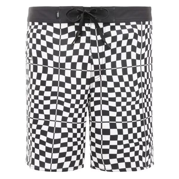 Vans 'Warp Check' Swim Shorts - Black/White (KIDS)