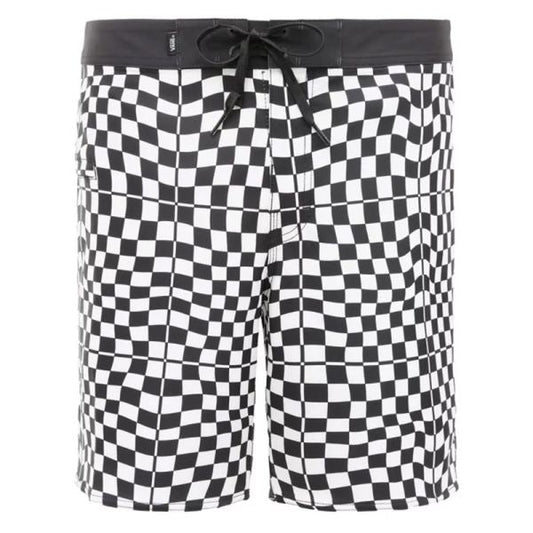 Vans 'Warp Check' Swim Shorts - Black/White (KIDS)