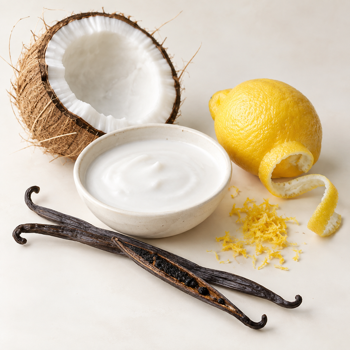 Bougie lait de coco et vanille 7oz