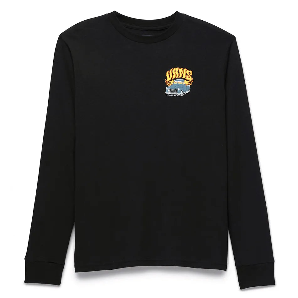 Vans 'Fired Up' L/S Tee - Black (KIDS)