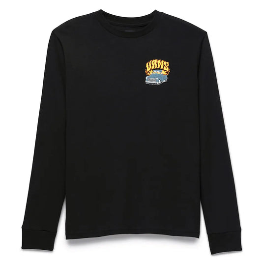 Vans 'Fired Up' L/S Tee - Black (KIDS)