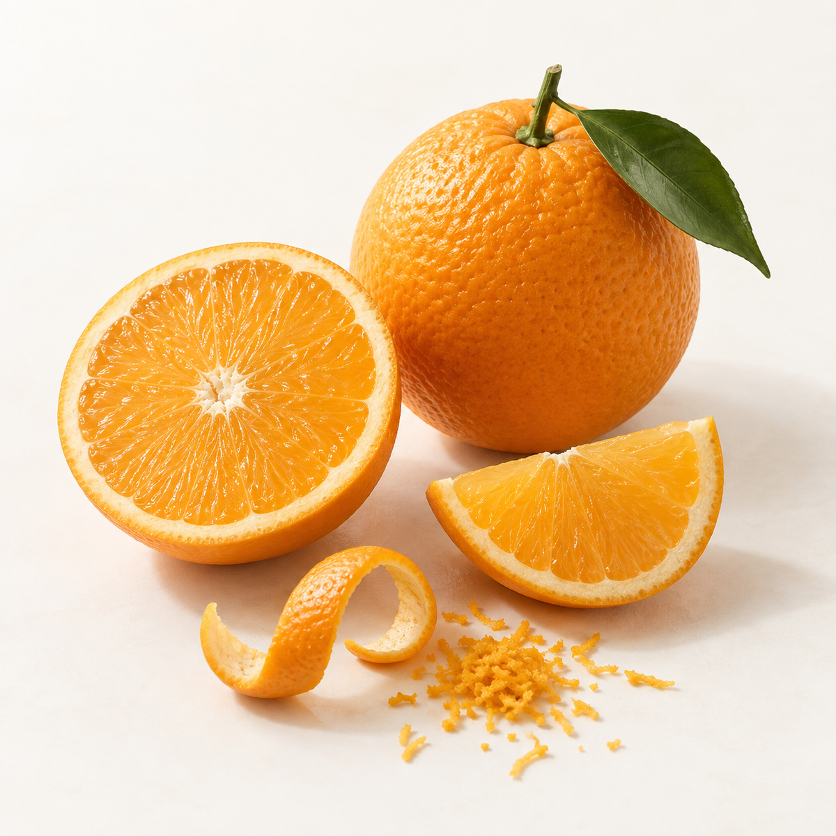 Bougie avec pierres CALISTA orange sucrée & citrine