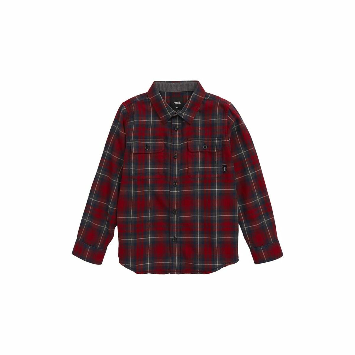 Vans 'Sycamore' Flannel Shirt - Red/Blue (KIDS)