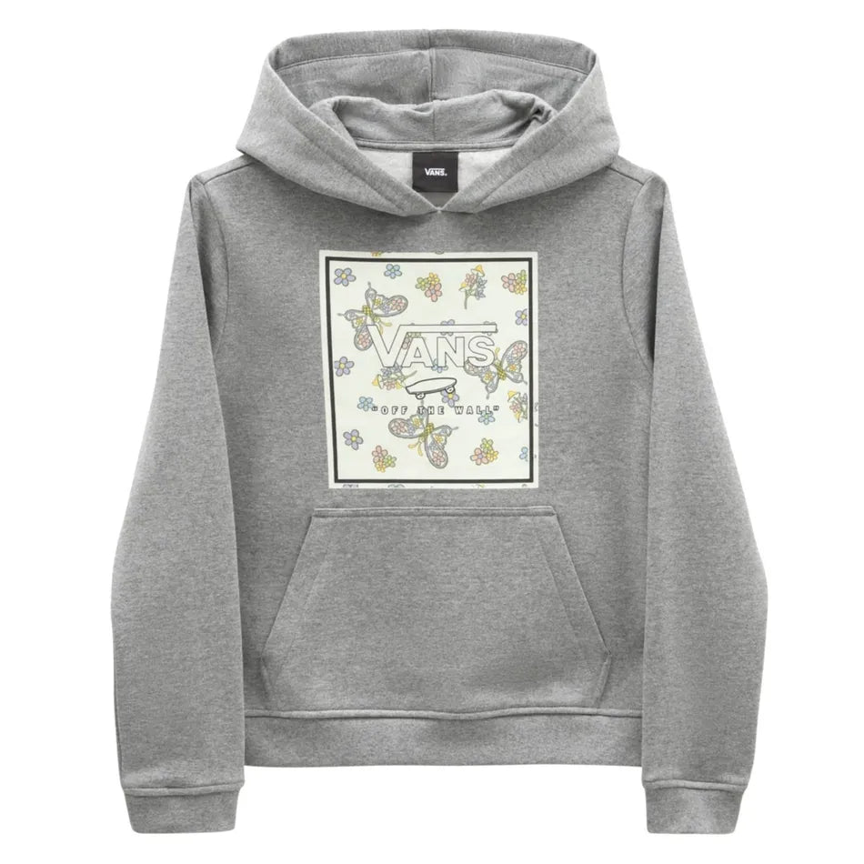 Vans 'Butterfly Flora' Hoodie  - Grey (KIDS)