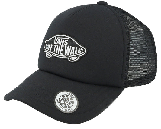 Vans 'Classic Patch' Trucker Cap - Black (KIDS)