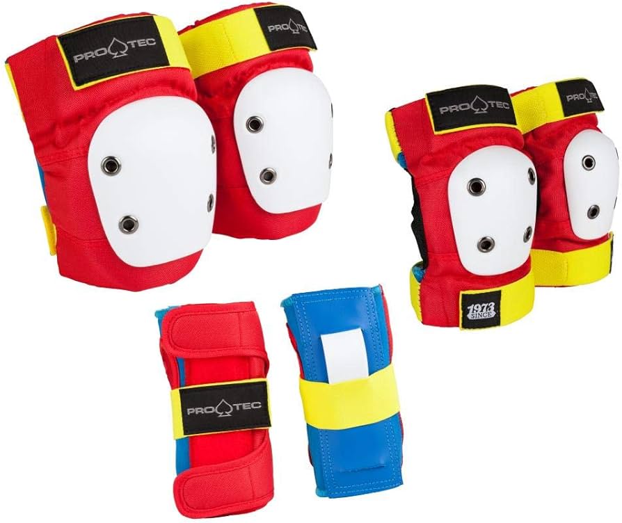 Pro-Tec 'Retro Street' 3-Pack Protective Gear - Red (KIDS)