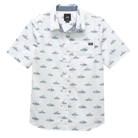 Vans 'Shark Fin' S/S Shirt - White (KIDS)