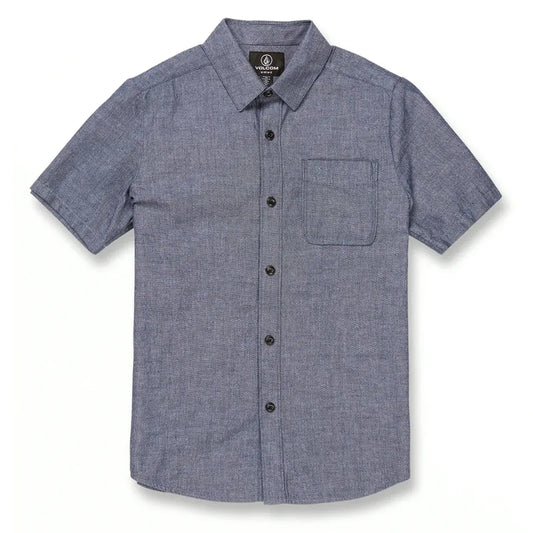 Volcom 'Play Date Knight' S/S Shirt - Grey (KIDS)