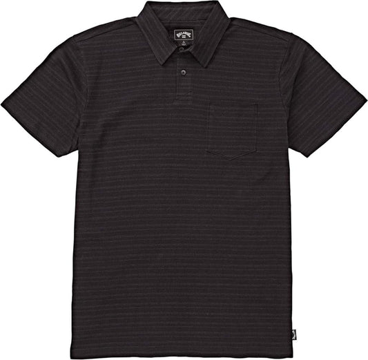 Billabong 'Standard Issue' Polo - Black (KIDS)