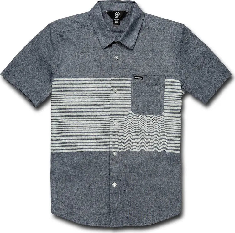 Volcom 'Mag Vibes' S/S Shirt - Grey (KIDS)