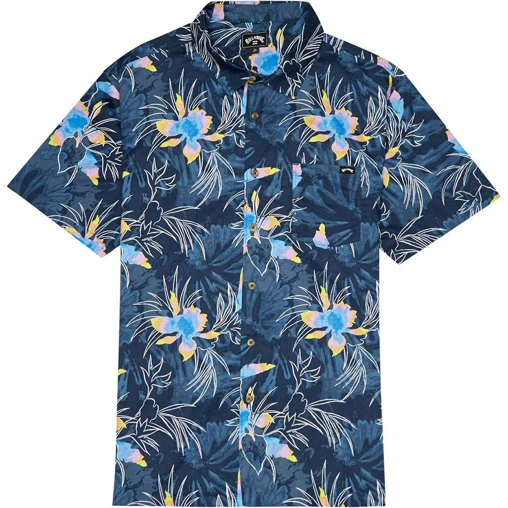 Billabong 'Sunday Floral' S/S Shirt - Black (KIDS)