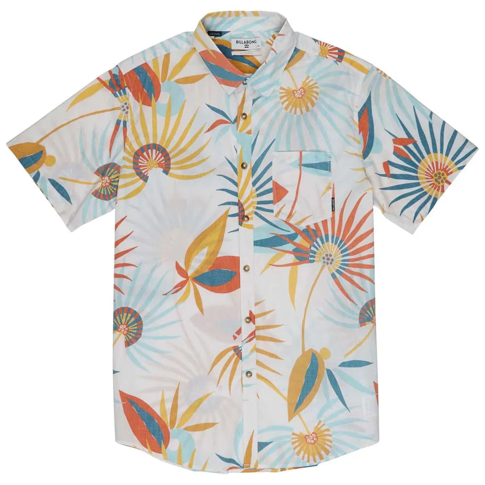 Billabong 'Sunday Floral' S/S Shirt - Sand (KIDS)