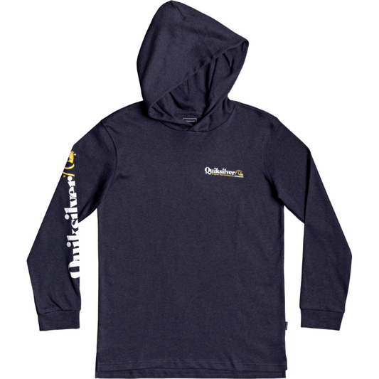 Quiksilver 'Check Yo Self' Hoodie - Navy (KIDS)