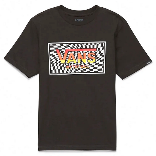 Vans 'Stripe' Tee - Black (KIDS)