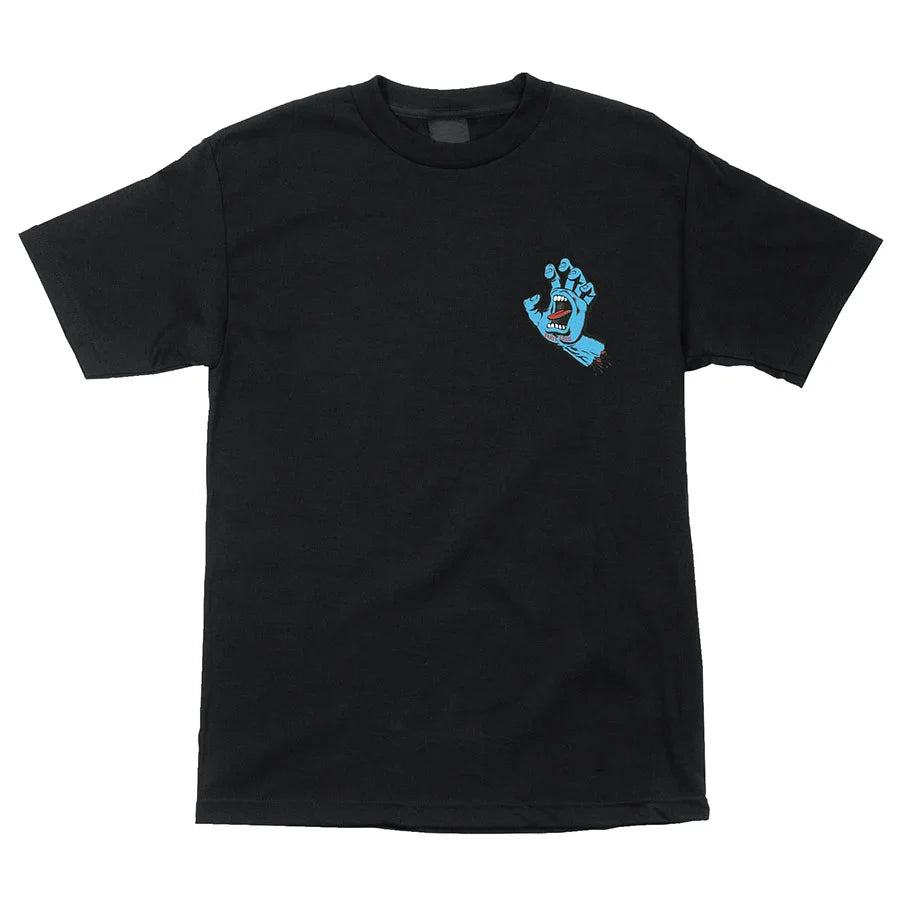 Santa Cruz 'Screaming Hand' Tee - Black (KIDS)