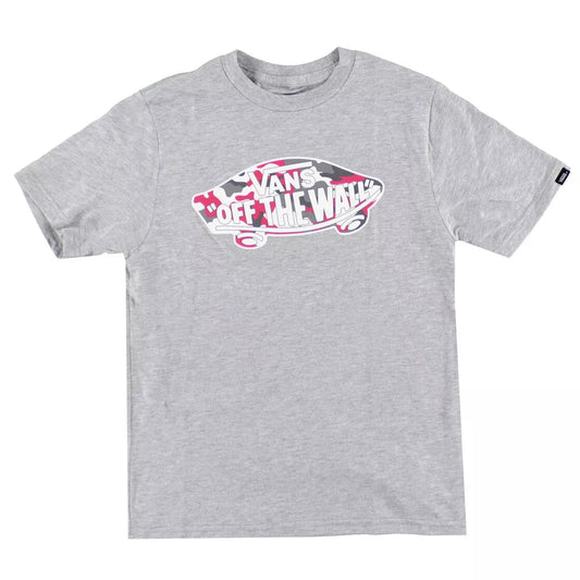 Vans 'OTW Logo Fill' Tee - Grey/Pink Camo (KIDS)