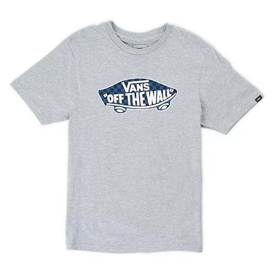 Vans ‘OTW Logo Fill' Tee - Grey/Blue Checker (KIDS)