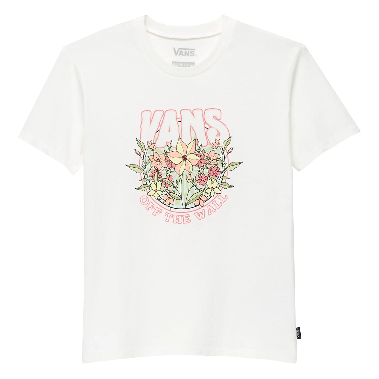 Vans 'Rock Floral' Cropped Tee - White (Women's)