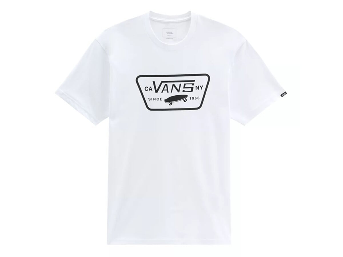 Vans 'Full Patch' Tee - White (KIDS)