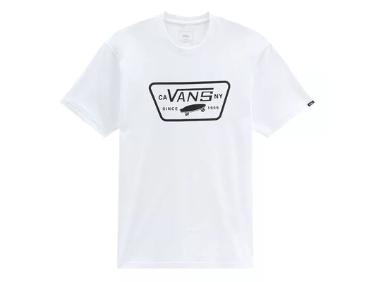 Vans 'Full Patch' Tee - White (KIDS)