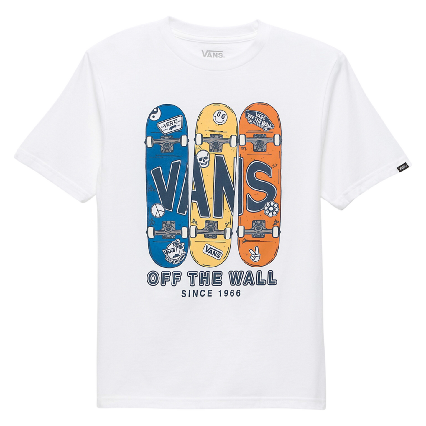 Vans 'Boardview' Tee - White (KIDS)
