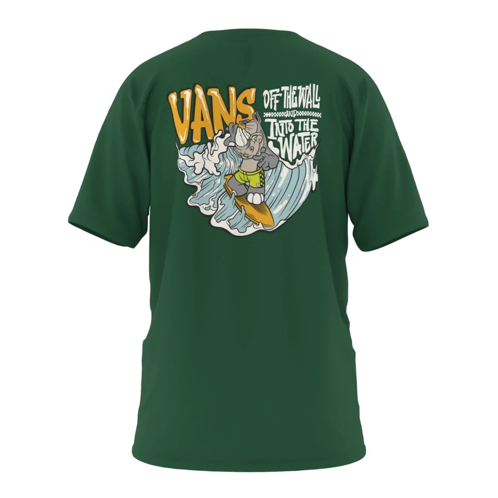 Vans 'Rhino Surf' Tee - Forest Green (KIDS)