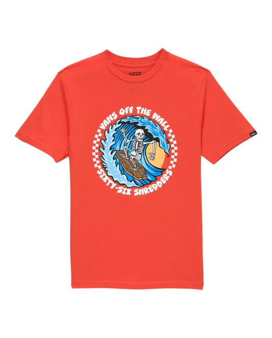 Vans '66 Shredders' Tee - Orange (KIDS)