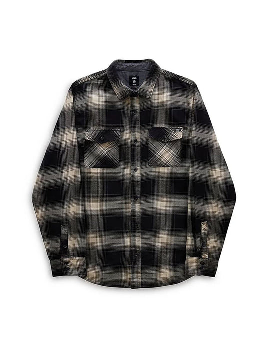 Vans 'Monterey III' Flannel Shirt - Oatmeal/Black