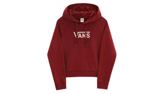Vans 'Flying V' Boxy Fit Hoodie - Burgundy Red (Women's)