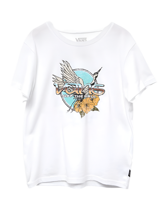 Vans 'Crane Call' Cropped Tee - White (Women's)