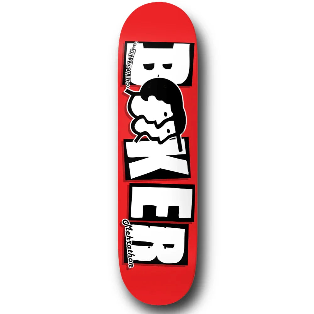 Baker x Mehrathon 'Mehrathon' Skate Deck - Red