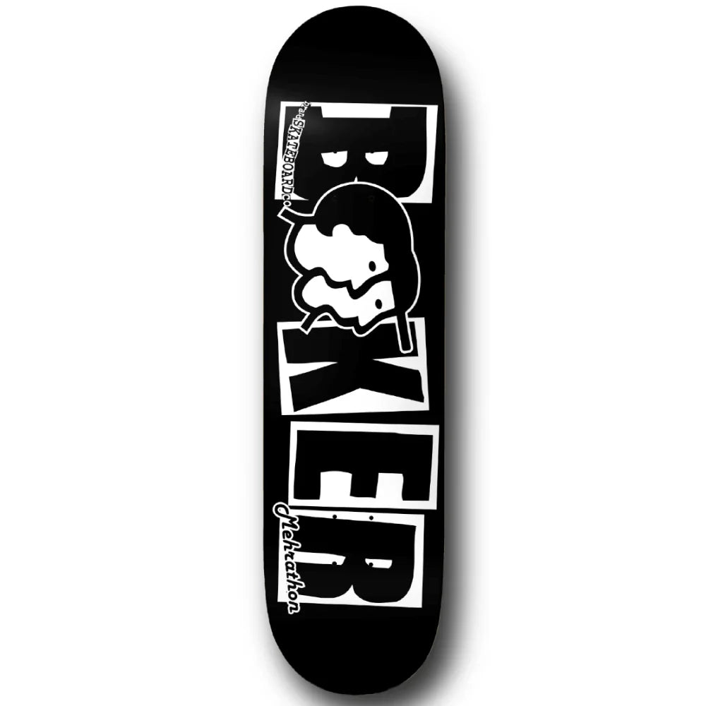 Baker x Merathon 'Merathon' Skate Deck - Black