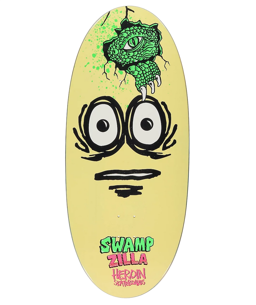 Heroin Skateboards 'Eggzilla' Shaped Skate Deck