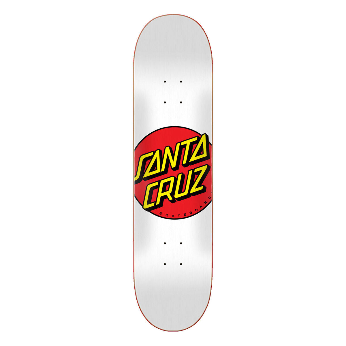 Santa Cruz 'Classic Dot' Skate Deck - White