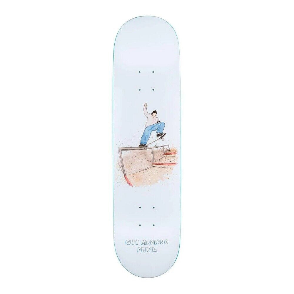April Skateboards x Henry Jones 'Guy Chinatown' Skate Deck - White
