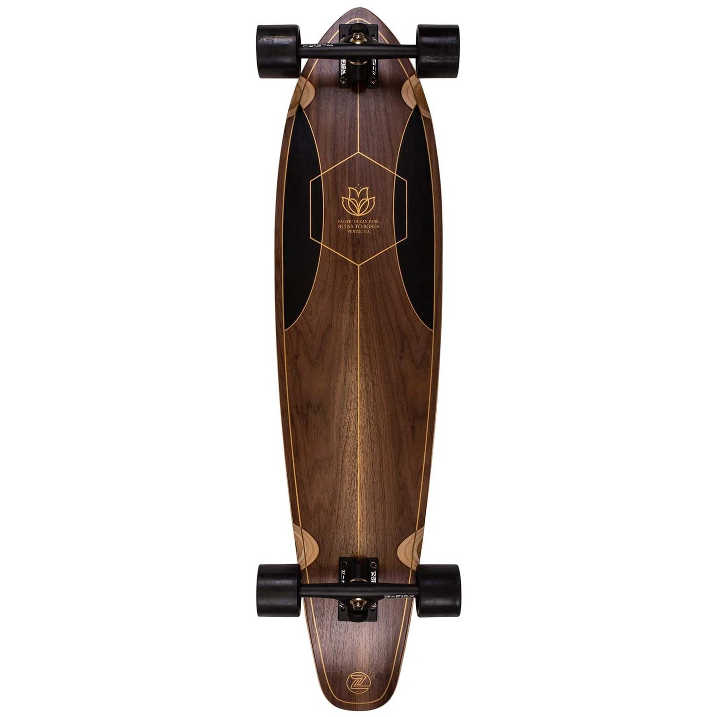Z-Flex 'Ruins To Roses' Complete Longboard - Wood