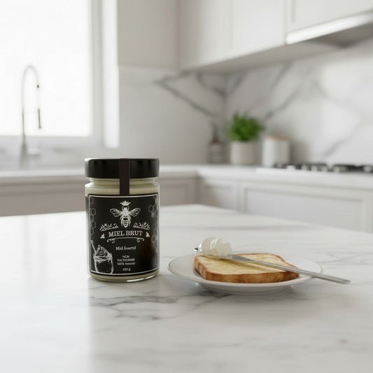 Mielbrut Whipped Honey — Creamy Raw Quebec Honey, Spreadable & Pure
