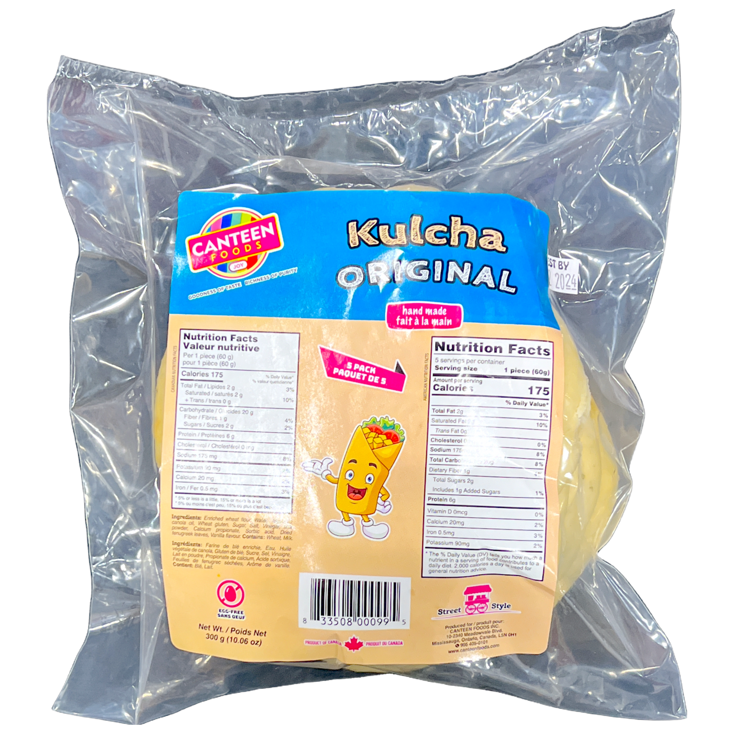 Canteen Foods Original Kulcha 300g
