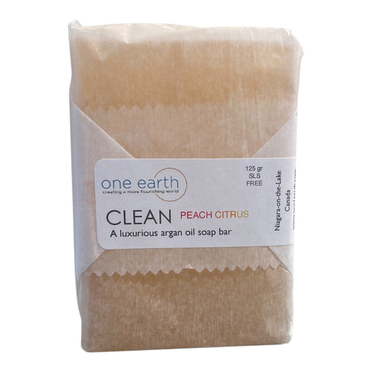 Savon pêche et agrumes - 125 g