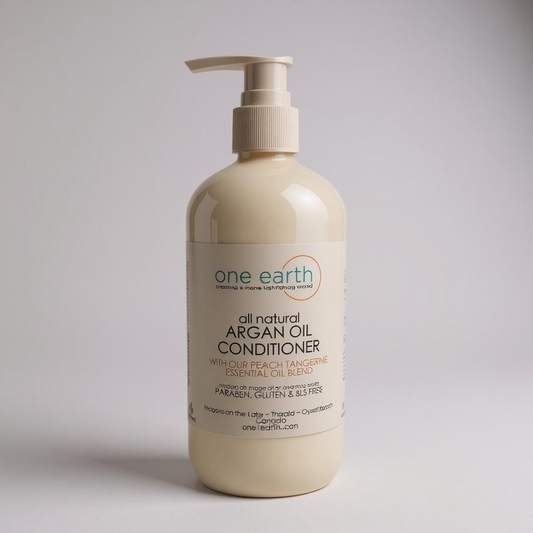 Revitalisant capillaire à l'huile d'argan - Pêche Mandarine