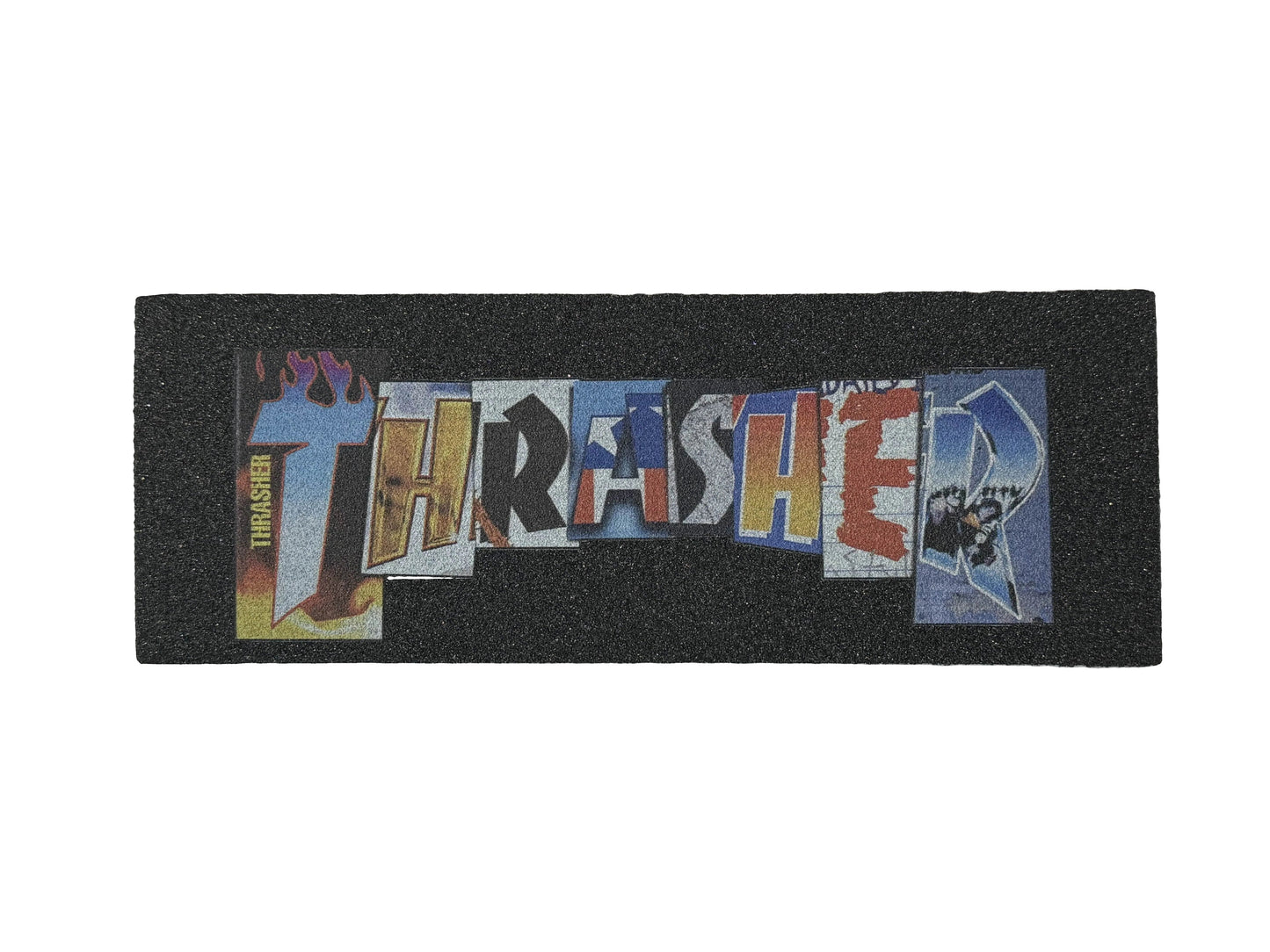 Mob Grip x Thrasher 'Anagram Logo' Mini Grip Tape Sheet - Black