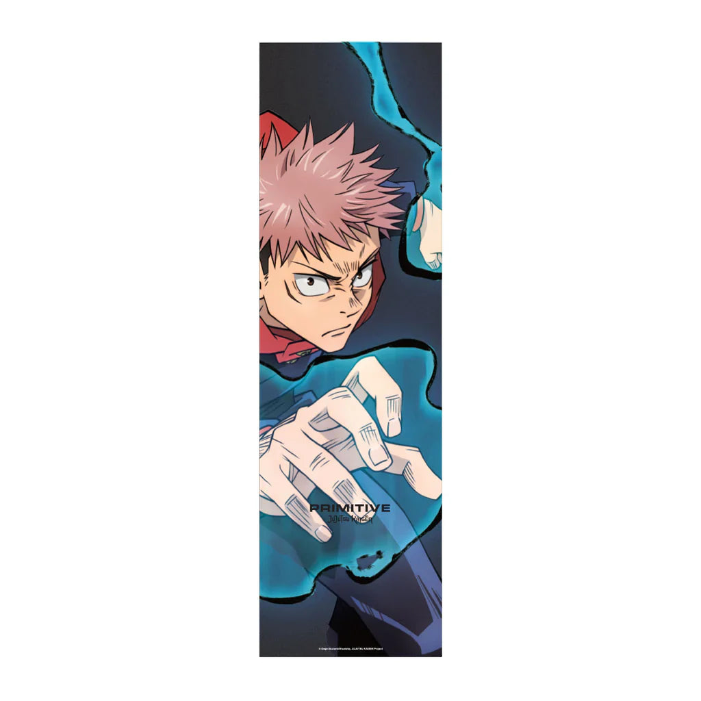 Primitive x Jujutsu Kaisen 'Yuji Itadori' Grip Tape Sheets - Black