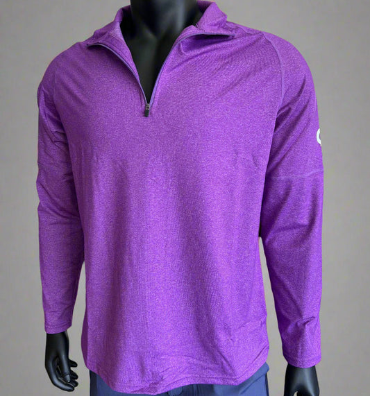 Liquidations Chandails de golf pour hommes à col zippé 1/4