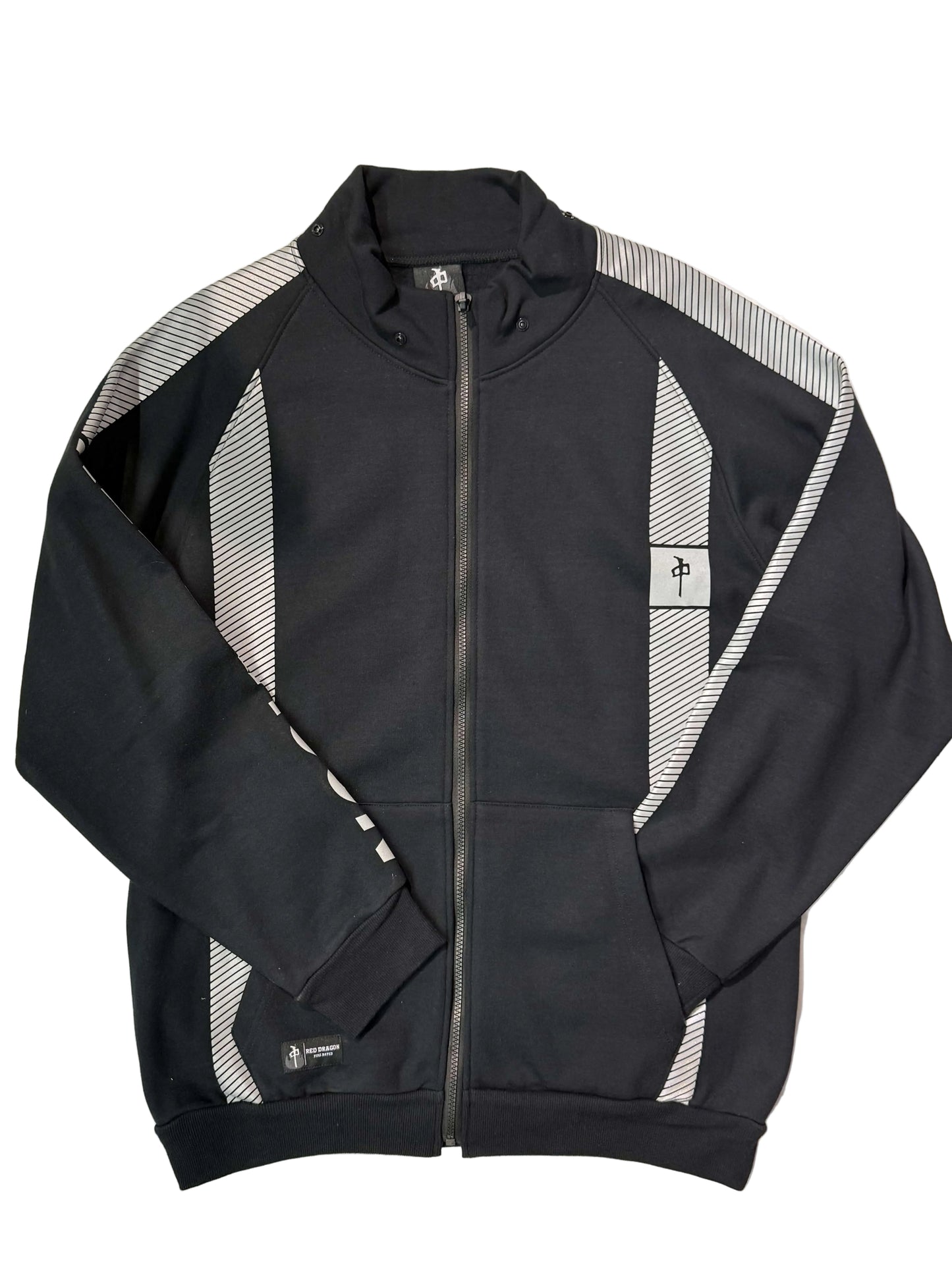 Red Dragon Reflective Jacket - Black